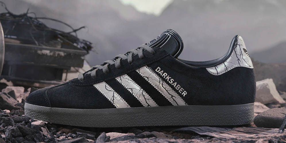 Keren! adidas Gazelle Dibalut Darksaber